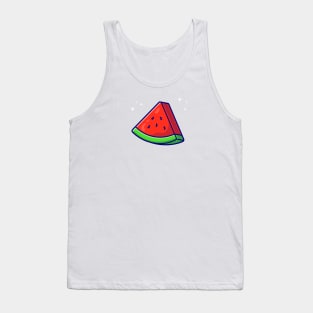 Slices Of Watermelon Cartoon Tank Top